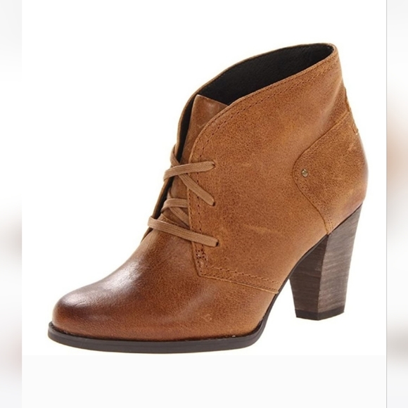 Clarks Artisan Alpine Melt Cognac Leather Booties, Size 11M - Picture 1 of 17